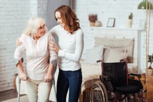 In-home care helps seniors with limited mobility stay safe and independent at home